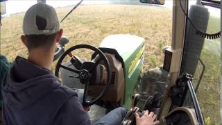 GoPro Déchaumage 2015 avec John Deere 7820 [upl. by Ellah]