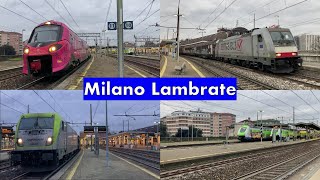 MILANO LAMBRATE una stazione piena di transiti arrivi e partenze parte 22 [upl. by Eachelle]