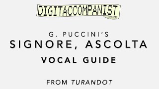 Signore ascolta Vocal Guide – Digital Accompaniment [upl. by Eldnek]