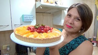 TARTA DE FRUTAS Y PASTELERA  MUY FÁCIL  Silvana Cocina ❤ [upl. by Kilroy]