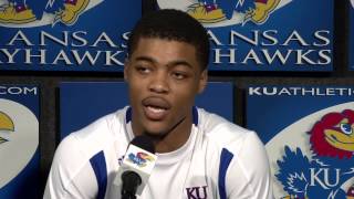 Kansas Mens BasketballFort Hays State Press Conference 11513 [upl. by Attehcram]