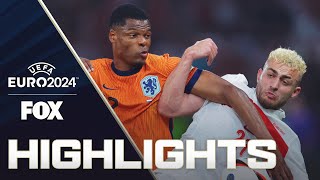 Netherlands vs Türkiye Highlights  UEFA Euro 2024  Quarterfinals [upl. by Andonis]