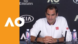 Roger Federer quotI have to be carefulquot  Australian Open 2020 R1 [upl. by Rogerio]