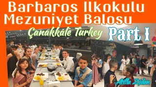 Barbaros Ilkokulu Mezuniyet Balosu Çanakkale Turkiye 2023 [upl. by Ydroj875]