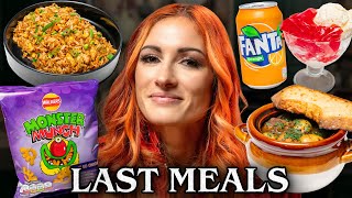 WWE’s Becky Lynch Eats Her Last Meal [upl. by Eirised]