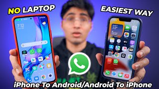 Transfer WhatsApp Data From iPhone To AndroidAndroid To iPhone  2022 [upl. by Auqeenahs654]