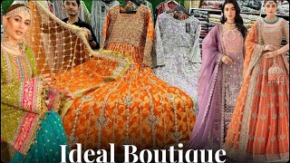 IDEAL BOUTIQUE RAWALPINDI  MARIAB PARTY WEAR PAKISTANI STITCH DRESSES WEDDING DRESSES DESIGN 2024 [upl. by Adiesirb895]