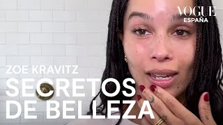 Zoë Kravitz skincare y maquillaje para un look veraniego  Secretos de Belleza  VOGUE España [upl. by Ariajaj]