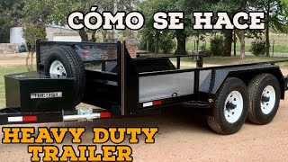 CÓMO HACER UN TRAILER o Remolque para Carga Pesada  Parte 1 Estructura y rampas  TRAILERSUY [upl. by Melia]