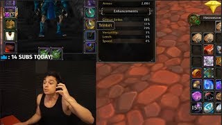 Xaryu Comes Across The Disenchanting Bug RIP TRINKET Method Josh Troll DAILY WOW 129 [upl. by Lansing]