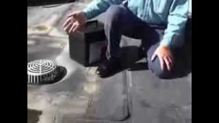 EPDM Roof Repair with Eternabond [upl. by Aihsemat]