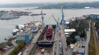 Esquimalt Graving Dock East End Dock Extension Project [upl. by Hsiri]