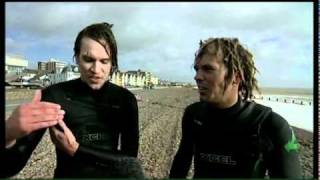 Worthing Pier Kitesurf Jump BBC News Coverage [upl. by Enirod]