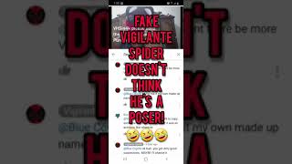 VIGILANTE SPIDER RLSH POSER EXPOSED [upl. by Lib]