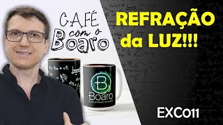 REFRAÇÃO DA LUZ  Óptica  EXERCÍCIOS para REVISÃO de FÍSICA  EXC011 [upl. by Nanek804]