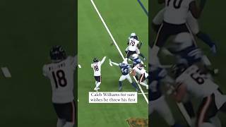 Caleb Williams has to cut his first touchdown ball in half shorts nfl calebwilliams [upl. by Macleod]