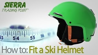 How to Fit A Ski Helmet [upl. by Ykcub]