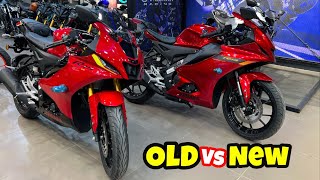 2024 Yamaha r15 v4 VS 2023 Yamaha r15 v4 Comparison Video With All Changes  It’s Red vs Red [upl. by Emolas887]