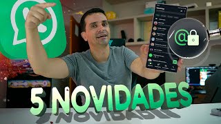 CHEGOU ✨​ 5 NOVIDADES NO WHATSAPP  Que agradará a TODOS🚨😱​ [upl. by Yvehc202]