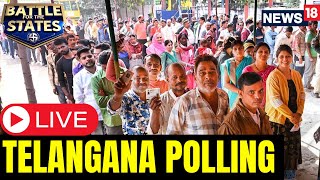 Telangana Elections 2023 LIVE  Telangana Assembly Polls Live  Assembly Elections 2023  N18L [upl. by Shirley]