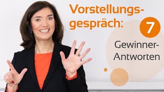 Vorstellungsgespräch Die 7 häufigsten Fragen und die perfekten Antworten [upl. by Hurst]