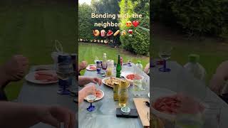 BONDING WITH THE NEIGHBORS  WEEKEND AT HOME grill summer best shorts reels trending food [upl. by Vinay]