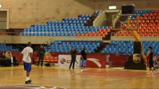 Stephon Marbury in Shanxi China  shootaround [upl. by Landel]