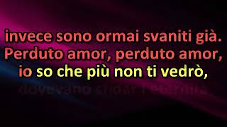 Adamo  Perduto amore  KARAOKE [upl. by Attenohs]