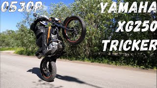 Обзор Yamaha XG250 Tricker XT250 Serow XT250X Эндурогородскойтриальный мотоцикл [upl. by Thielen]