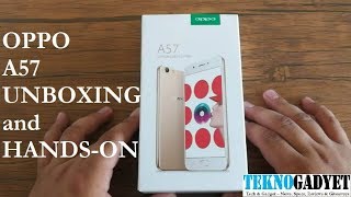 OPPO A57 Unboxing and Handson [upl. by Greenes]