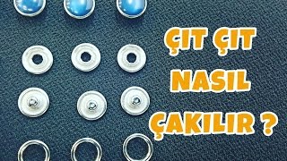 GÖMLEK DİKİMİ 9 Çıt Çıt Nasıl Çakılır [upl. by Eadwine]