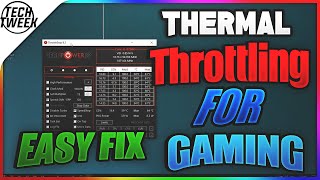 Thermal Throttling  Easy Fix 🔧  ThrottleStop  UPDATED NoLags [upl. by Schoof284]