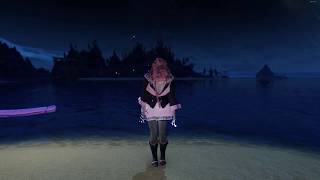 Elder Scrolls V Skyrim  MMD dance ヒバナ  HIBANA English Cover  ashflame amp ice effects [upl. by Tait]