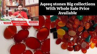 aqeeq stone price in pakistan  with whole sale price available with real stones life time guaranty [upl. by Alarice]