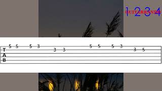 HOUSE OF THE RISING SUN facileasy cover Guitar Tab [upl. by Haakon]