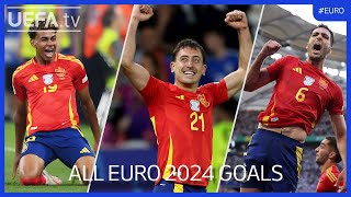 EURO 2024 SPAIN All Goals  Yamal Oyarzabal Merino [upl. by Olga]