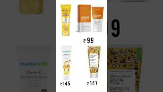 BEST SUNSCREEN UNDER₹200🤍🌸✨️asmr skincare skincareroutineyoutubeshort lifestyleshortscetaphil [upl. by Lemahs]