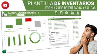 La MEJOR PLANTILLA de Gestión de INVENTARIOS en EXCEL con Botones y Formularios GUÍA DEFINITIVA [upl. by Ahsan]