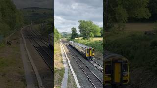 Train at Unstone Northern Class 158 approaches Dronfield [upl. by Aeuhsoj]