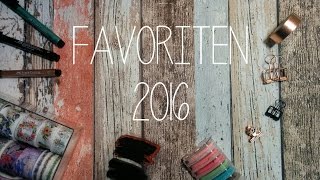 STATIONERY FAVORITEN 2016  Planerzubehör amp Deko [upl. by Yrod]