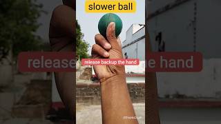 slower ball tips 😃😃 slower ball wicket fastbowling cricketlover bowlingtips [upl. by Allebara]