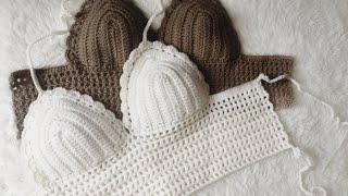 Easy Crochet Crop Top Tutorial [upl. by Cochrane]