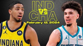 Indiana Pacers vs Charlotte Hornets Best Game Highlights  February 12 2024  20232024 NBA [upl. by Devad444]