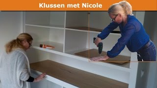 Nicole bouwt grote kledingkast in slaapkamer  Builtin wardrobe [upl. by Bullard]