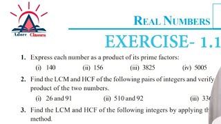 Class 10 new ncert math Real Number ex 11 Q2 [upl. by Godwin]