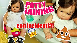 💩 Cacca addosso Matilde prova il vasino 😓  Reborn Toddler [upl. by Omor564]