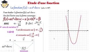 2éme étude dune fonction partie 1 [upl. by Bethezel944]