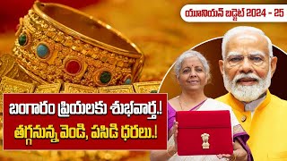 Gold Silver Rates పసిడి ప్రియులకు శుభవార్తతగ్గనున్న ధరలు Budget 2024  Oneindia Telugu [upl. by Ariik]