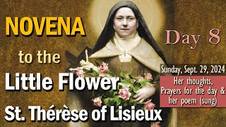 🥀 NOVENA to St Thérèse of Lisieux DAY 8 🥀 LITTLE FLOWER PRAYERS September 29 [upl. by Sikes469]