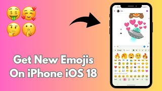 How to Get New Emojis on iPhone iOS 18 [upl. by Elocel]